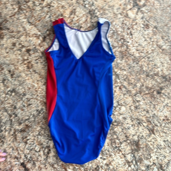 Red white and blue GK leotard - Picture 3 of 3